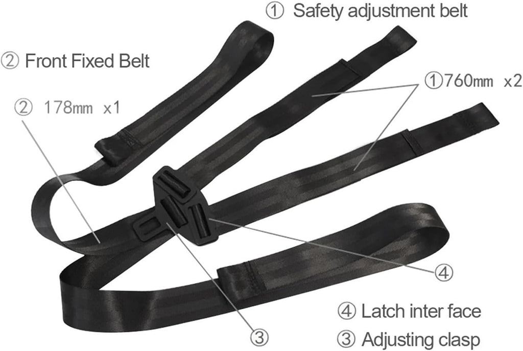 Latch Seat Car Accessories Compatible for Various Models Car Steel Latch Chair Belt Connector Auto Seat Belt Bracket Buckle Connector Car Child Safety Seat Belt