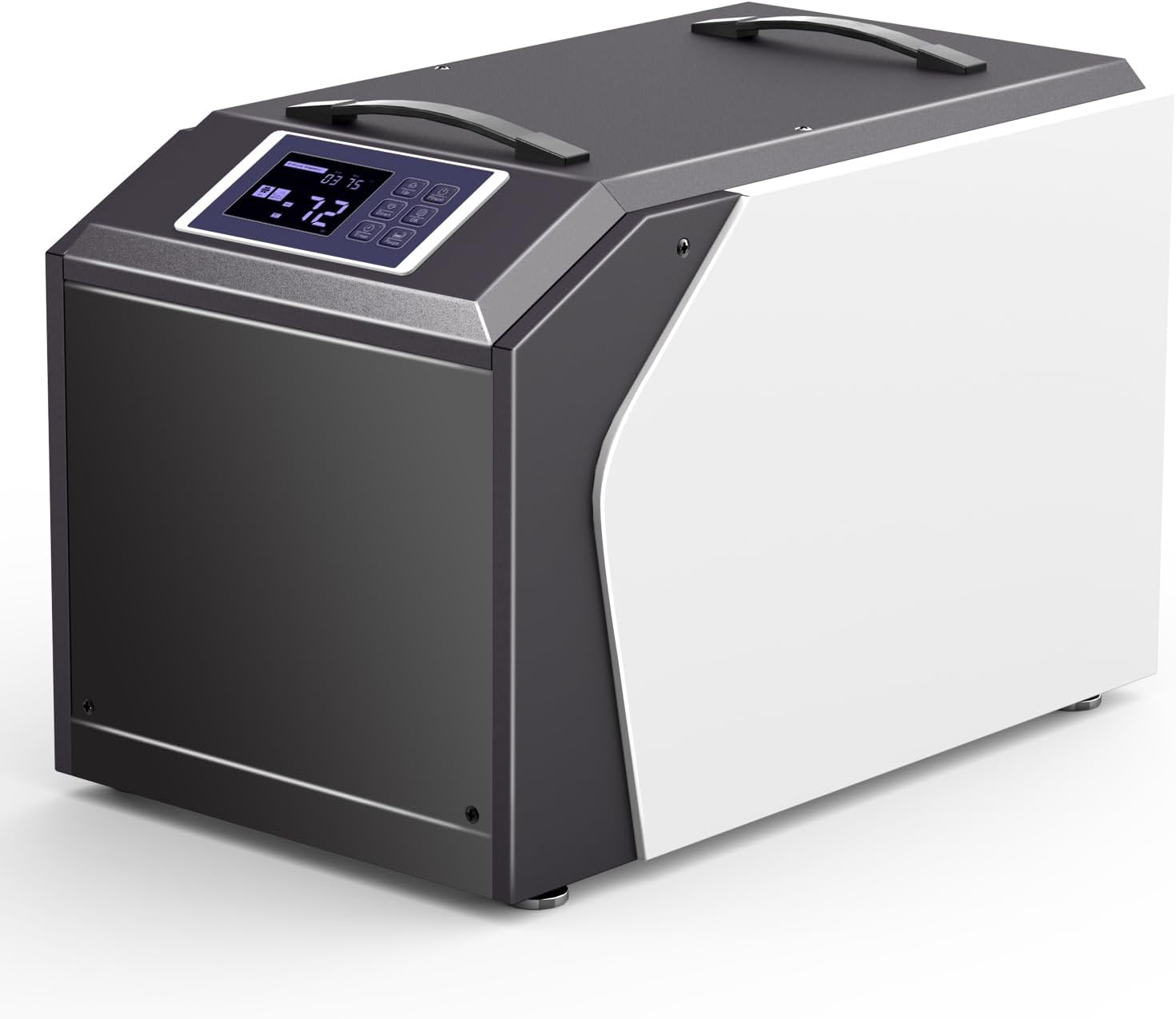 Industrial Commercial Dehumidifier with Pump, Crawl Space Dehumidifier with 180 Pints, Drain Hose, Smart LED Dehumidifier Display for Basement, Garage, Home, Cover Up to 8000Sq Ft