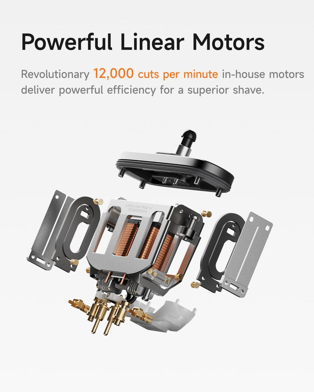 Laifen T1 Pro 1-Blade Electric Shaver, High-Speed 12,000 Cuts/Min, Long Hair Trimmer with 3 Guards, for Sparse Beard & Daily Styling, Wet & Dry, IPX7 Waterproof (Aluminum Alloy)