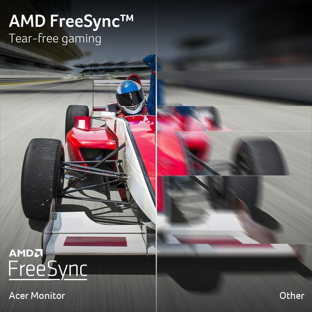acer Nitro 31.5 Inch WQHD 2560 x 1440 1500R Curved PC Gaming Monitor | AMD FreeSync | Up to 180Hz Refresh | 1ms VRB | Speakers | One Display Port 1.4 & Two HDMI 2.0 | XZ320QU S3bmiiphx