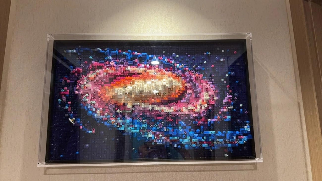 Lego Milky Way Acrylic Display Case Wall Art Decor Showcase One Piece No Assembly Required Protect Decorate Storage Collectibles Gifts Lego Lovers 31212 (No Set Included) Ship Out Same Day!