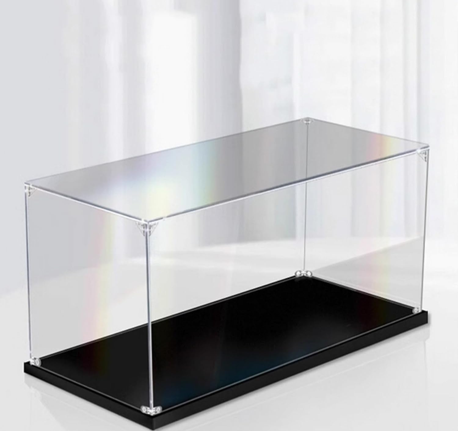Acrylic Display Box for Lego 10276 Ancient Roman Colosseum, Dust Proof and Transparent, The Most Unique Gift for Lego Enthusiasts, Can Be Customized (Model Kits Not Included) (Black)