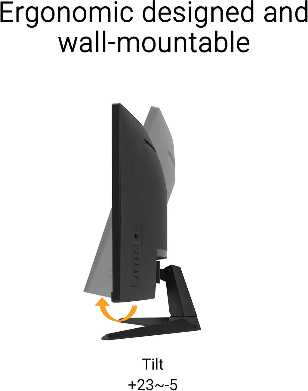 ASUS TUF Gaming 34' Ultra-Wide Curved Monitor (VG34VQ3B) – 21:9 QHD (3440x1440), 180Hz, 1ms, Extreme Low Motion Blur Sync, FreeSync Premium, Speaker, 90% DCI-P3, DisplayWidget Center, 3 yr Warranty