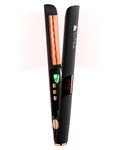 Sutra Professional IR2 Flat Iron - Ionic Infrared Hair Straightener with Adjustable Temperature, Auto Shut-Off & Swivel Cord - Straight Iron for Straightening Hair - Rose Gold Titanium Plate