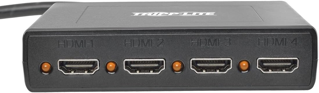 Tripp Lite 4-Port DisplayPort to HDMI Multi Stream Transport Hub MST, DP 1.2, DP to HDMI, 3840x2160 4K x 2K @ 24/30Hz (B156-004-HD-V2)