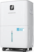 Kesnos 7,000 Sq. Ft. 120 Pints Energy Star Dehumidifier for Basement & Home with Drain Hose, 1.06 Gal Water Tank and Front LED Display, Featuring Auto Defrost, Timer Function