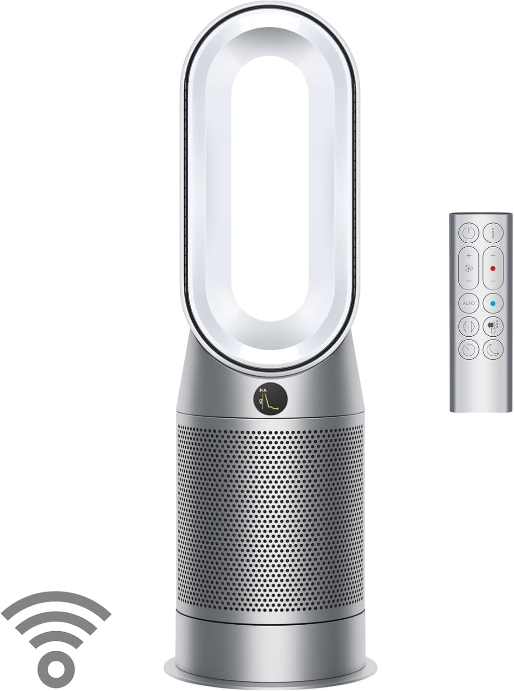 Dyson Purifier Hot+Cool HP07 Air Purifier, Heater, and Fan - White/Silver, Large