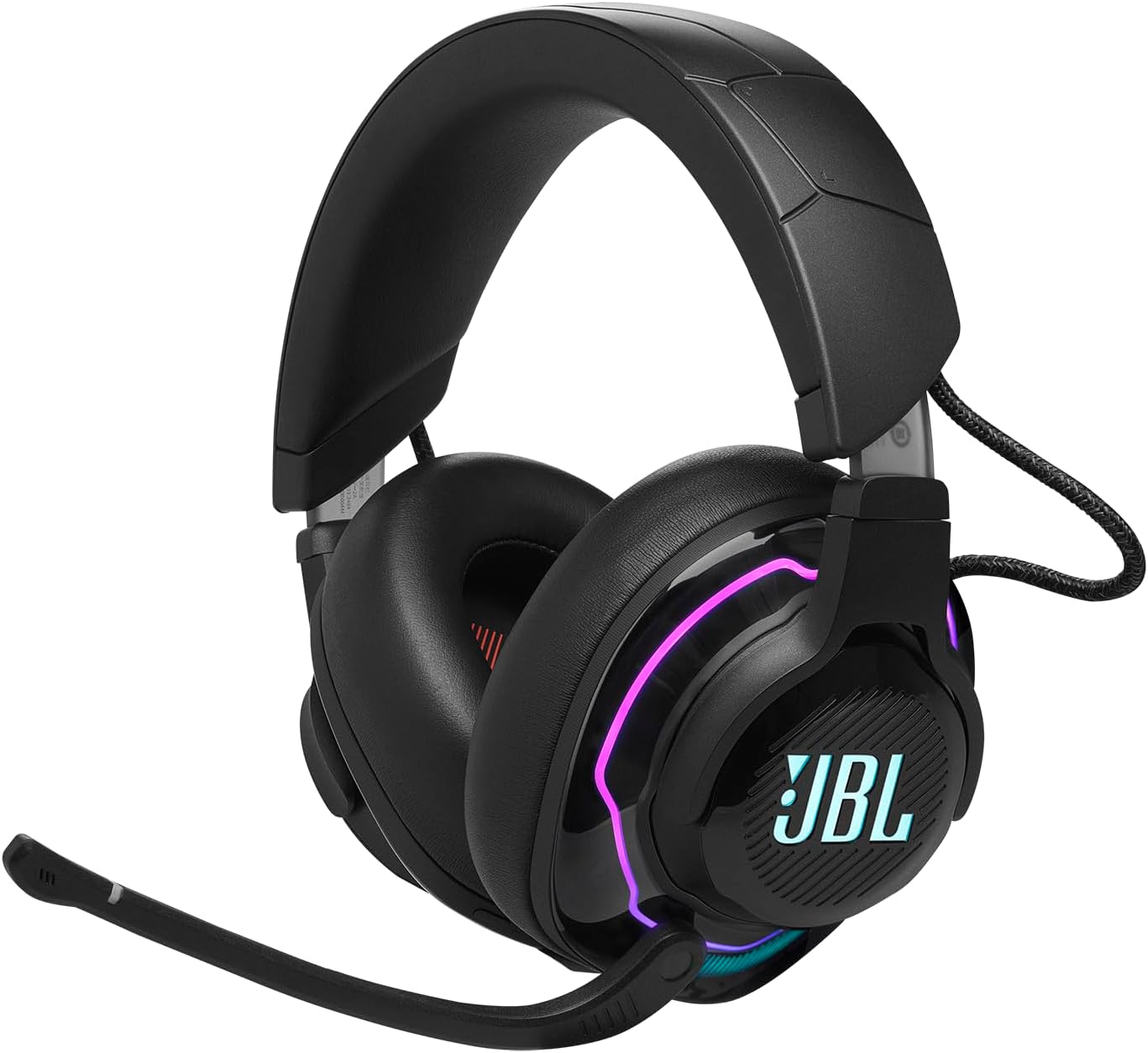 JBL Quantum 910 - Wireless Over-Ear Performance Gaming Headset with Head Tracking-Enhanced, Active Noise Cancelling and Bluetooth, JBL QuantumSPATIAL 360, Low Latency Wireless System (Black)