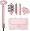 MESCOMB 5 in 1 High-Speed Hot Air Styler - Professional Frizz-Free Hair Dryer Brush, Fast Drying Hair Dryer with Diffuser, No Heat Damage Air Styler Wrap - Curl, Volumize Gift for Women