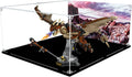 Acrylic Display Case for Lego 76406 Hungarian Horntail Dragon Model - Dustproof Anti-UV Storage Box - Ideal for Collectors (Background B(45*53*23))