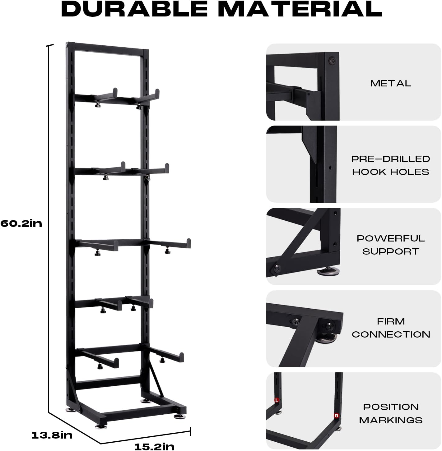 RC Car Stand Durable Display Stand RC Shelf for RC Cars Crawler Trucks Workstation Storage Rack for 1/6 1/10 1/12 1/24 1/18 FCX10 FCX24 FCX18 SCX24 SCX18 SCX10 Scale Cars Trucks