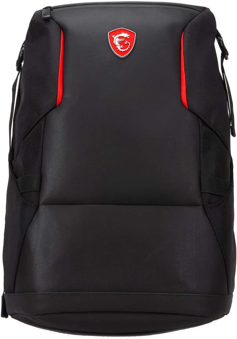 MSI Urban Raider Gaming Laptop Backpack, Quick Access, Padded Mesh, Lightweight Polyester Exterior, Fits Up to 17' Laptop, Water Repelent IPX-2, Medium