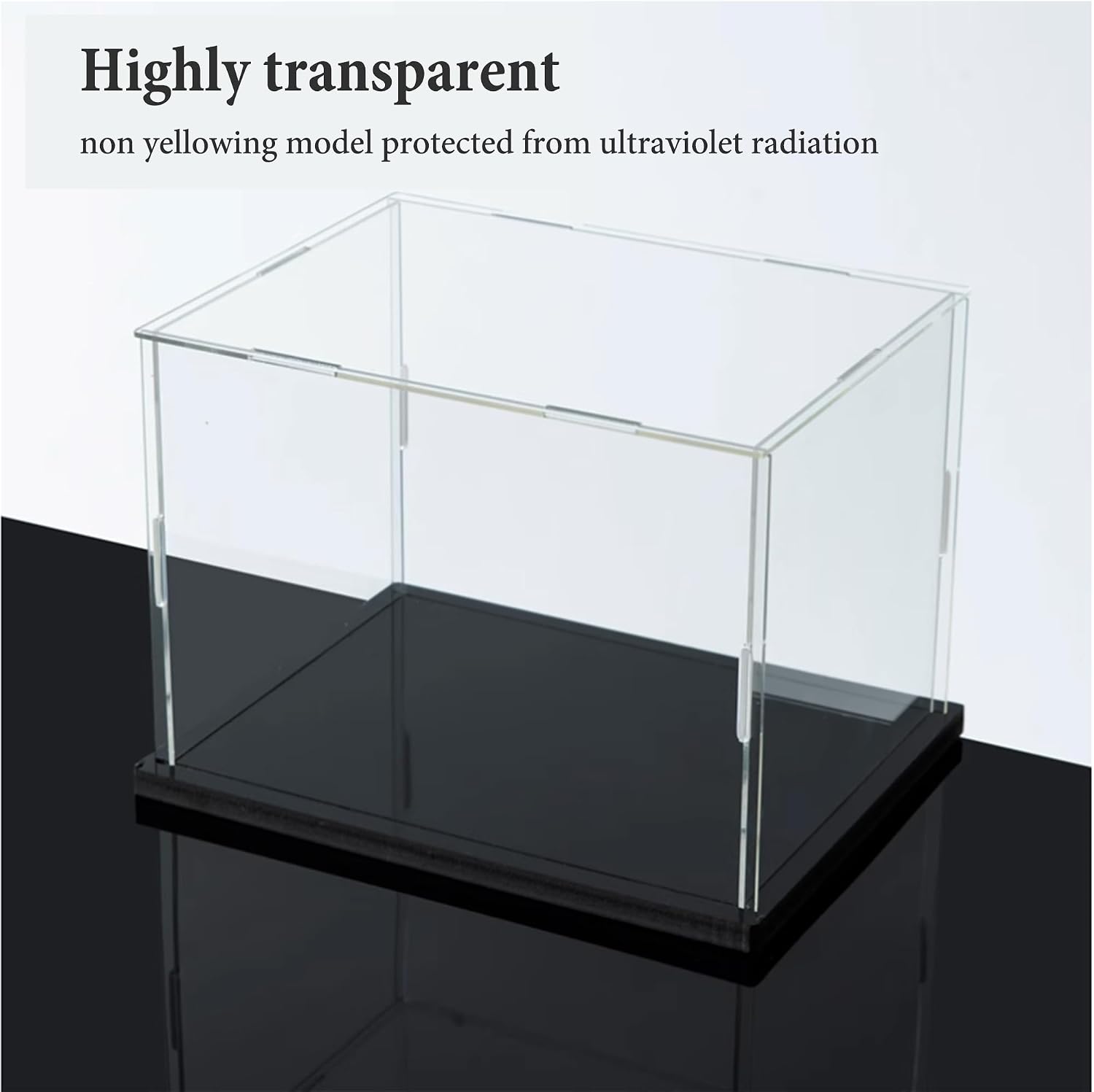 Acrylic Display Case for Lego 21330 Home Alone Building Set,Clear Display Case, Dust-Proof Display Case Compatible with Lego 21330 (Only Display Case) (Raise The Base)