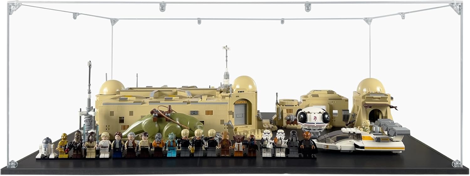 Acrylic Display Case Compatible for LEGO Mos Eisley Cantina #75290, Dustproof Display Case (Case Only) (Lego Sets are NOT Included)