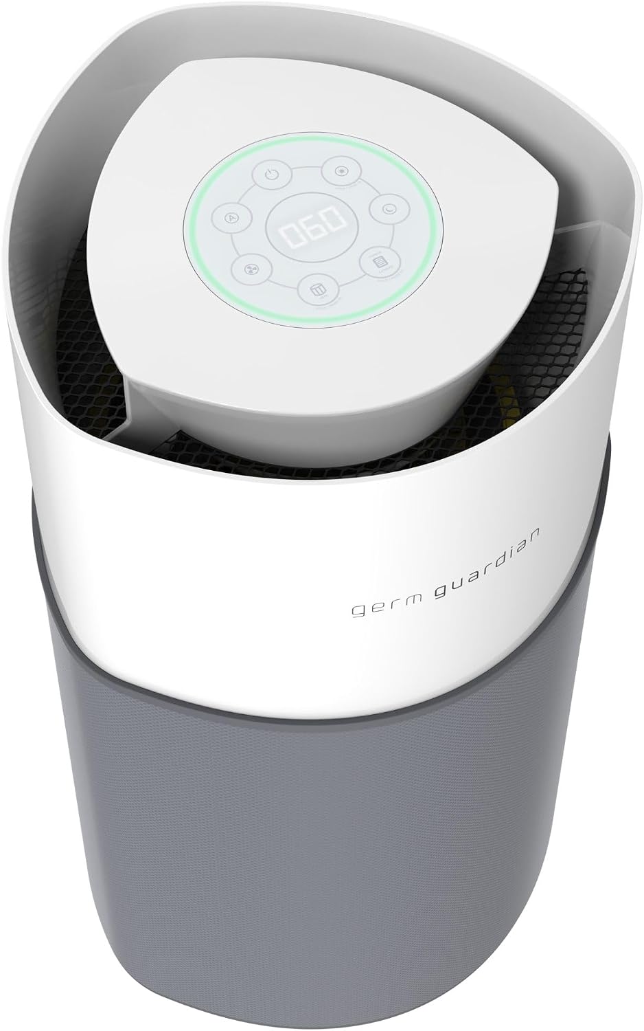 GermGuardian AirSafe XL Smart Air Purifier for Home 360° True HEPA Filter, WiFi and App Enabled, Air Quality Monitor, Large Rooms Up to 1680 Sq Ft, For Smoke, Dust, Pet Dander, Gray/White, AP3250