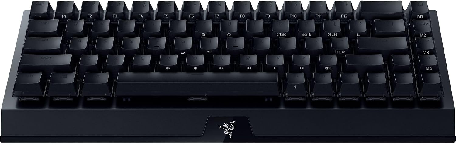 Razer BlackWidow V4 Mini HyperSpeed Wireless Hot Swappable 65% Gaming Keyboard: HyperSpeed Wireless & Bluetooth 5.0 - Orange Switches Tactile & Quiet - Phantom Pudding Keycap - 200 Hr Battery