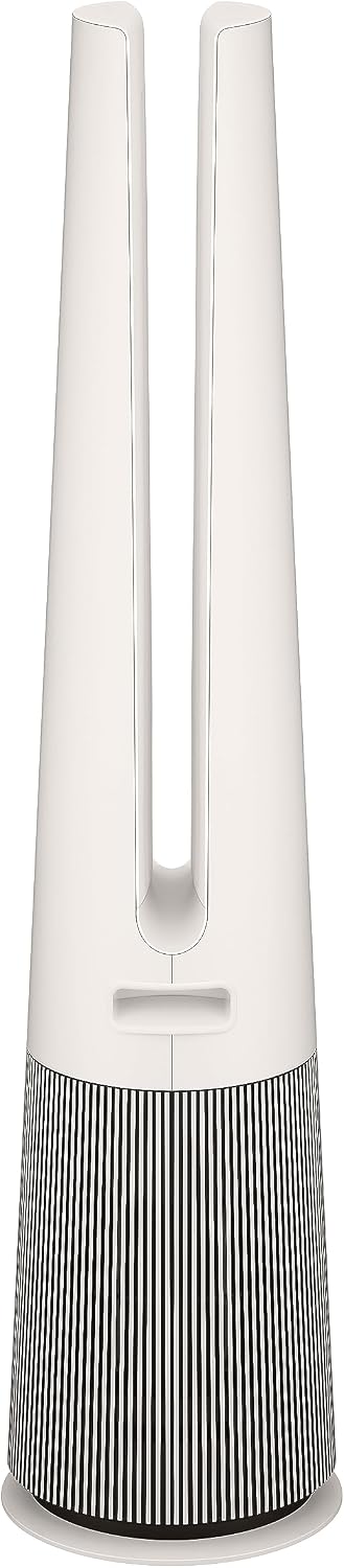 LG PuriCare AeroTower Air Purifier Fan for Home, Large and Small Room, Bedroom, with True HEPA Filter, Multiple Airflow Options, WiFi, Air Quality Monitor, Low Noise, NanoFiber