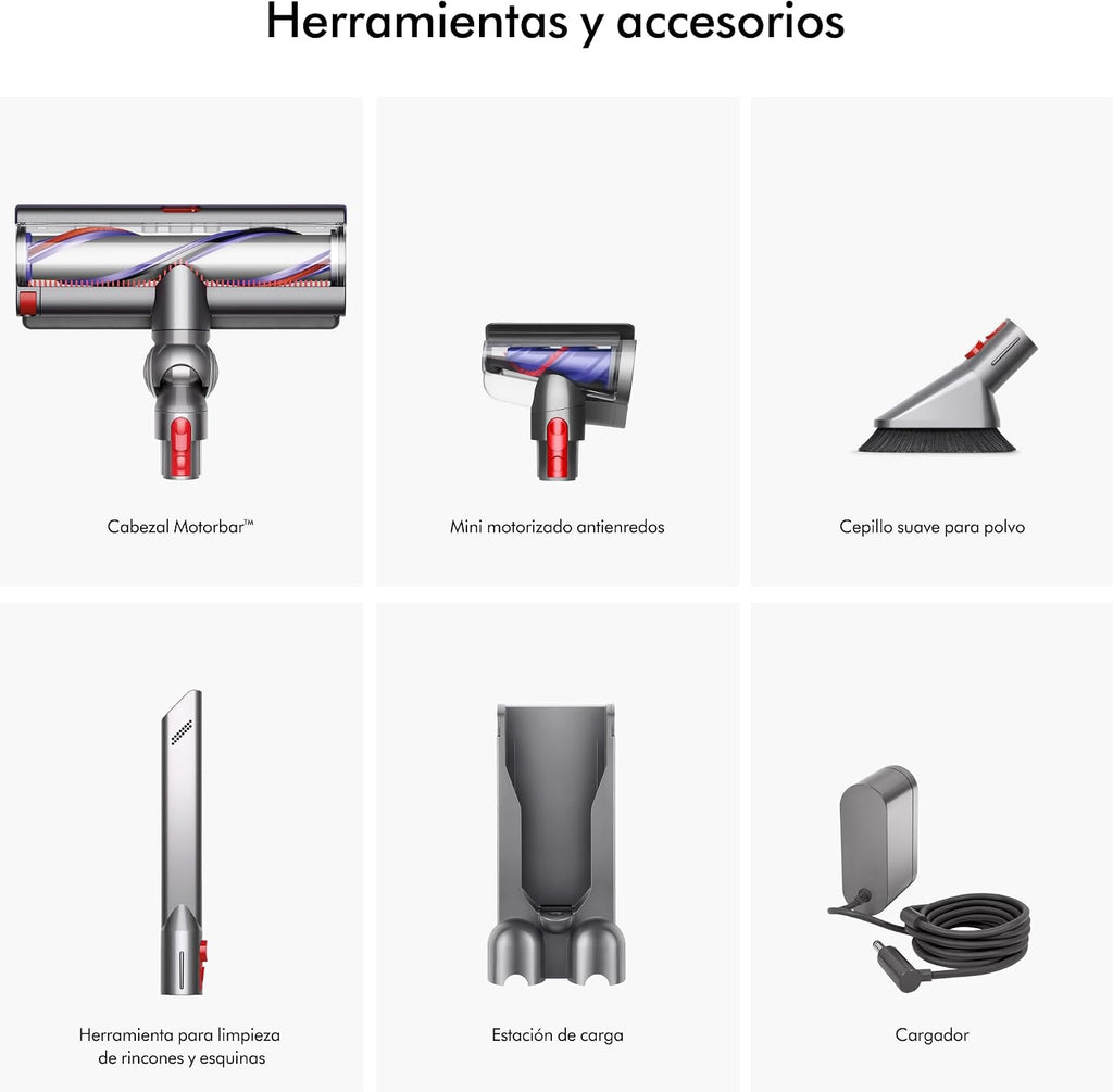 Dyson Outsize Origin Cordless Vacuum, Nickel/Red