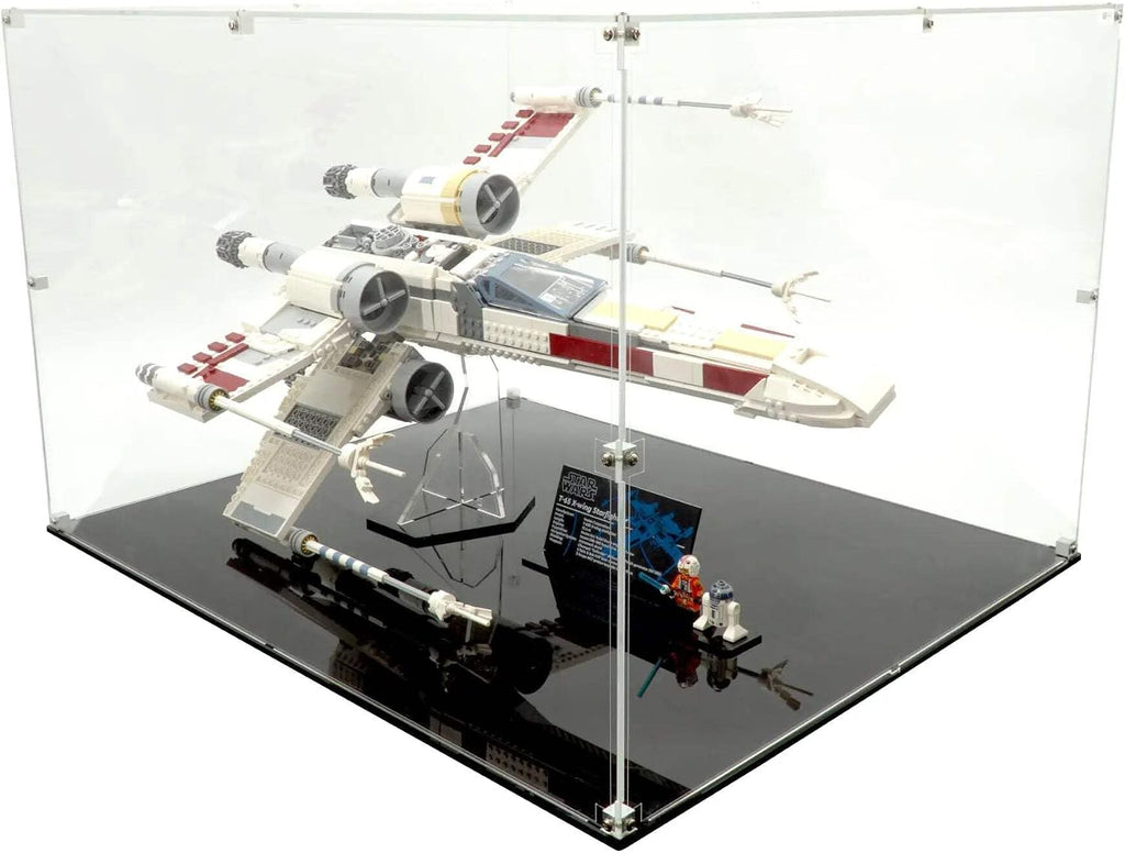 Display Case Compatible with Lego Set 75355 - X-Wing Starfighter - Clear Acrylic Dustproof Showcase - Set Not Included