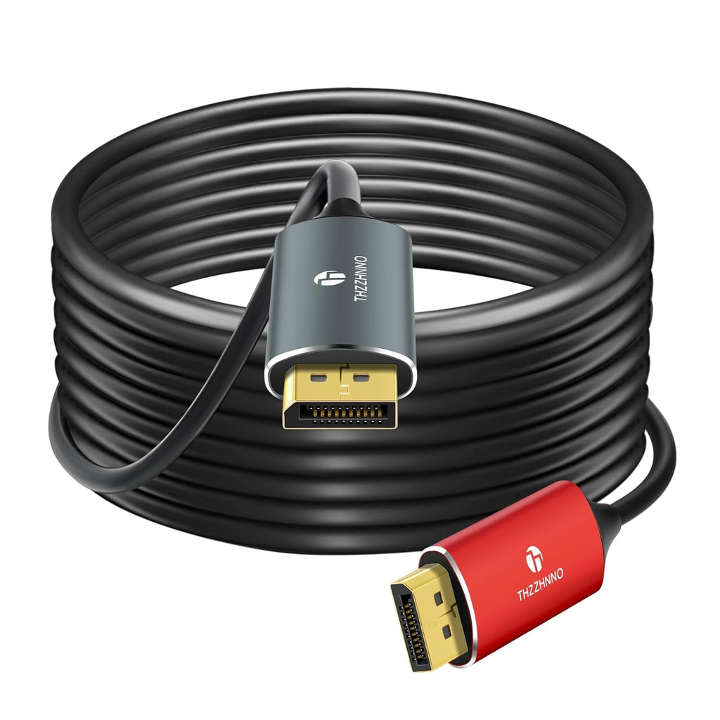 4K 8K DisplayPort Optic Fiber Cable 250FT, DP to DP 1.4 Cable 8K@30Hz 4K@120Hz/144Hz, 2K@165Hz/240Hz, 1080P@240Hz, 32.4 Gbps Support HDR, G-Sync FreeSync for Laptop PC TV Gaming Monitor