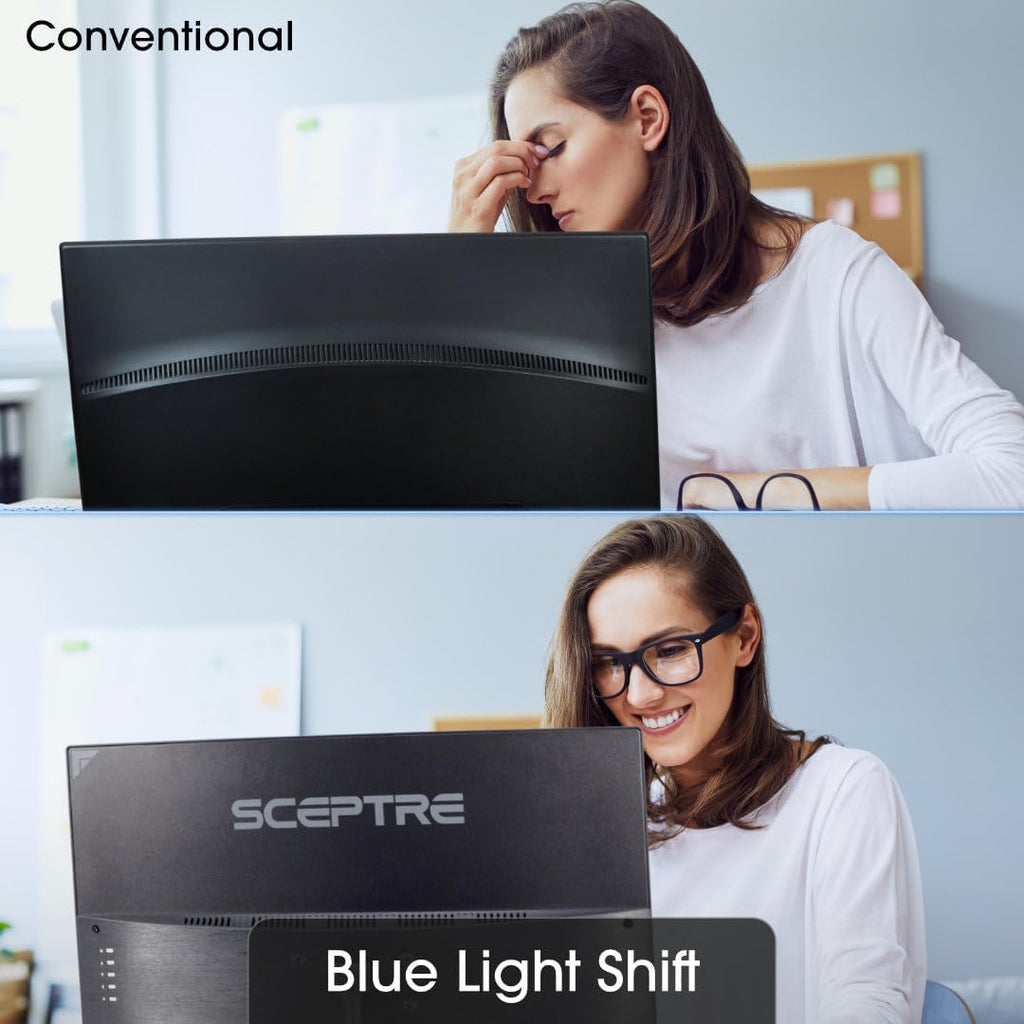 Sceptre Curved 32' FHD 1080p Gaming Monitor Up to 240Hz 1ms 99% sRGB AMD FreeSync Premium Build-in Speakers, HDMI x3 Displayport Machine Black (C325B-FWD240)