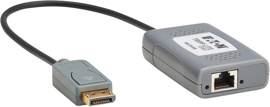 Tripp Lite Series 2-Port DisplayPort to HDMI Splitter + Extender Over Ethernet Cat6, Up to 8K@60Hz Video, 1 in 2 Out, DP 1.4, MST Hub, TAA Compliant, Plug-and-Play, 1-Year Warranty (B156E-002-H8K-K)