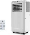 GarveeTech 10000 BTUs ASHRAE Portable Air Conditioner W/Remote Control, Portable AC Unit W/Cooling, Fan, Dehumidifier 3 in-1 Silent Room Ac, 24-Hour Programmable Timer, Cools Up To 450 Sq. Ft.