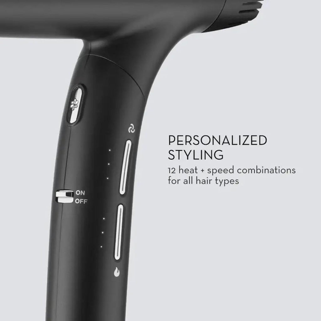 Neuro by Paul Mitchell Dry+ Folding Professional Hair Dryer with Storage Bag, Lightweight + Portable, Black