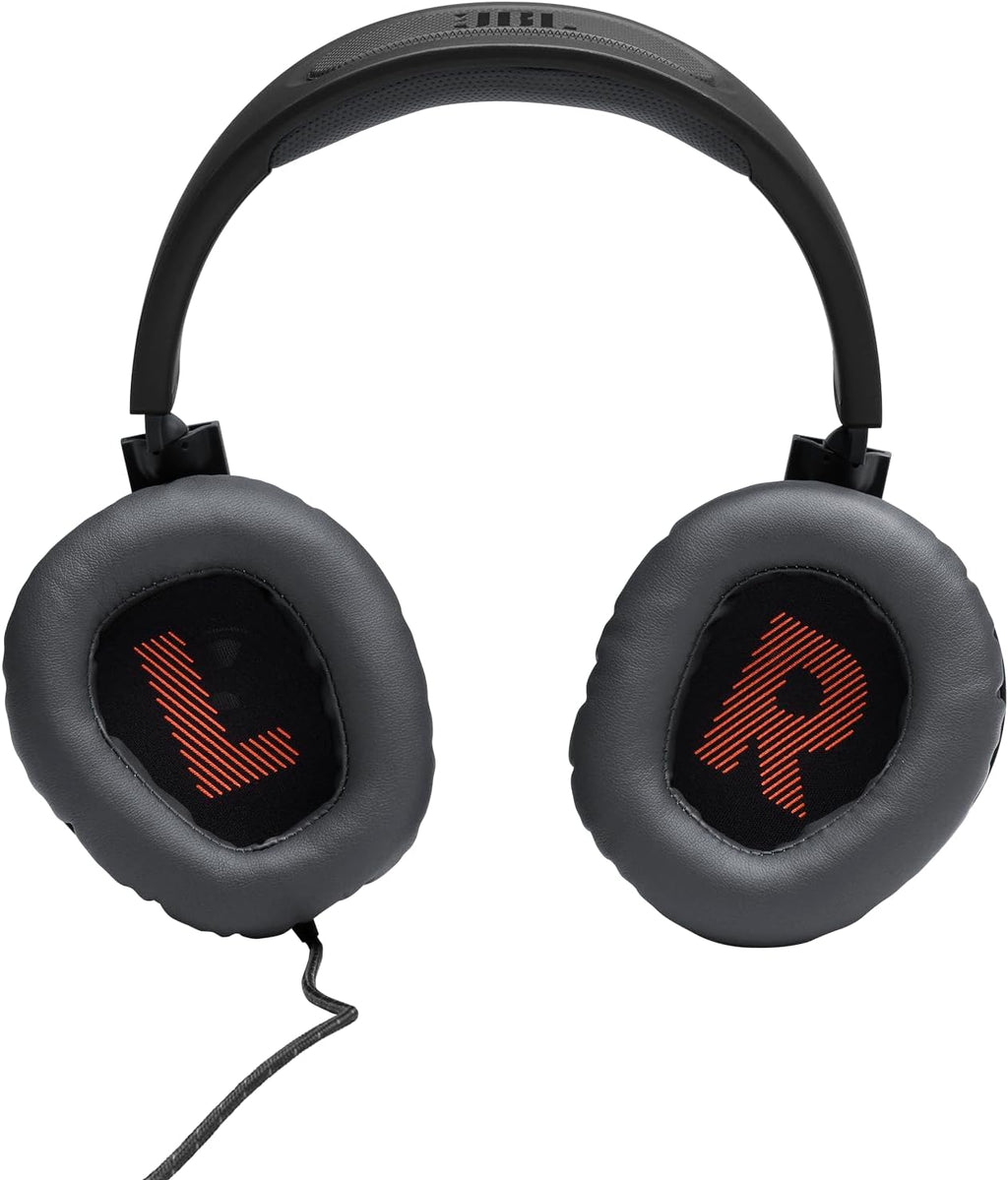 JBL Quantum 100 - Wired Over-Ear Gaming Headphones - Black,Large,(Pack of 4)