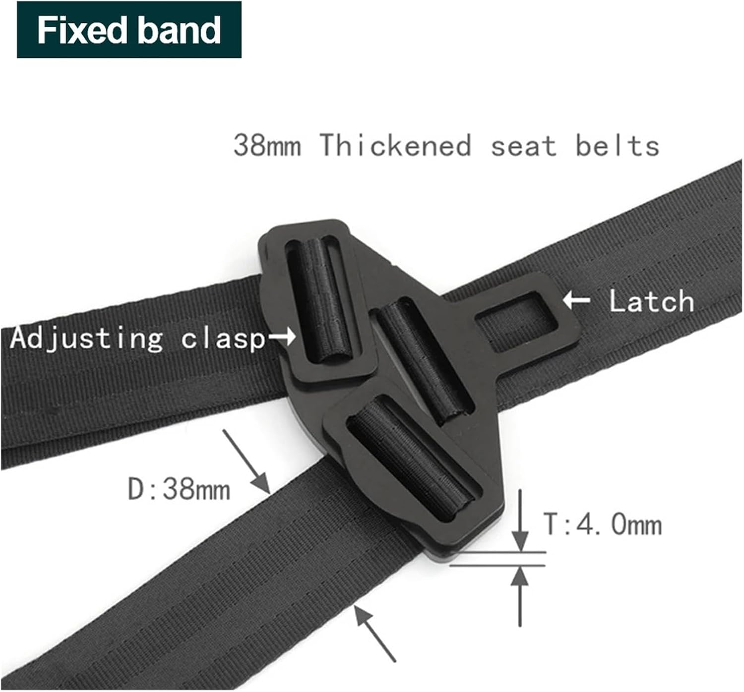 Latch Seat Car Accessories Compatible for Various Models Car Steel Latch Chair Belt Connector Auto Seat Belt Bracket Buckle Connector Car Child Safety Seat Belt