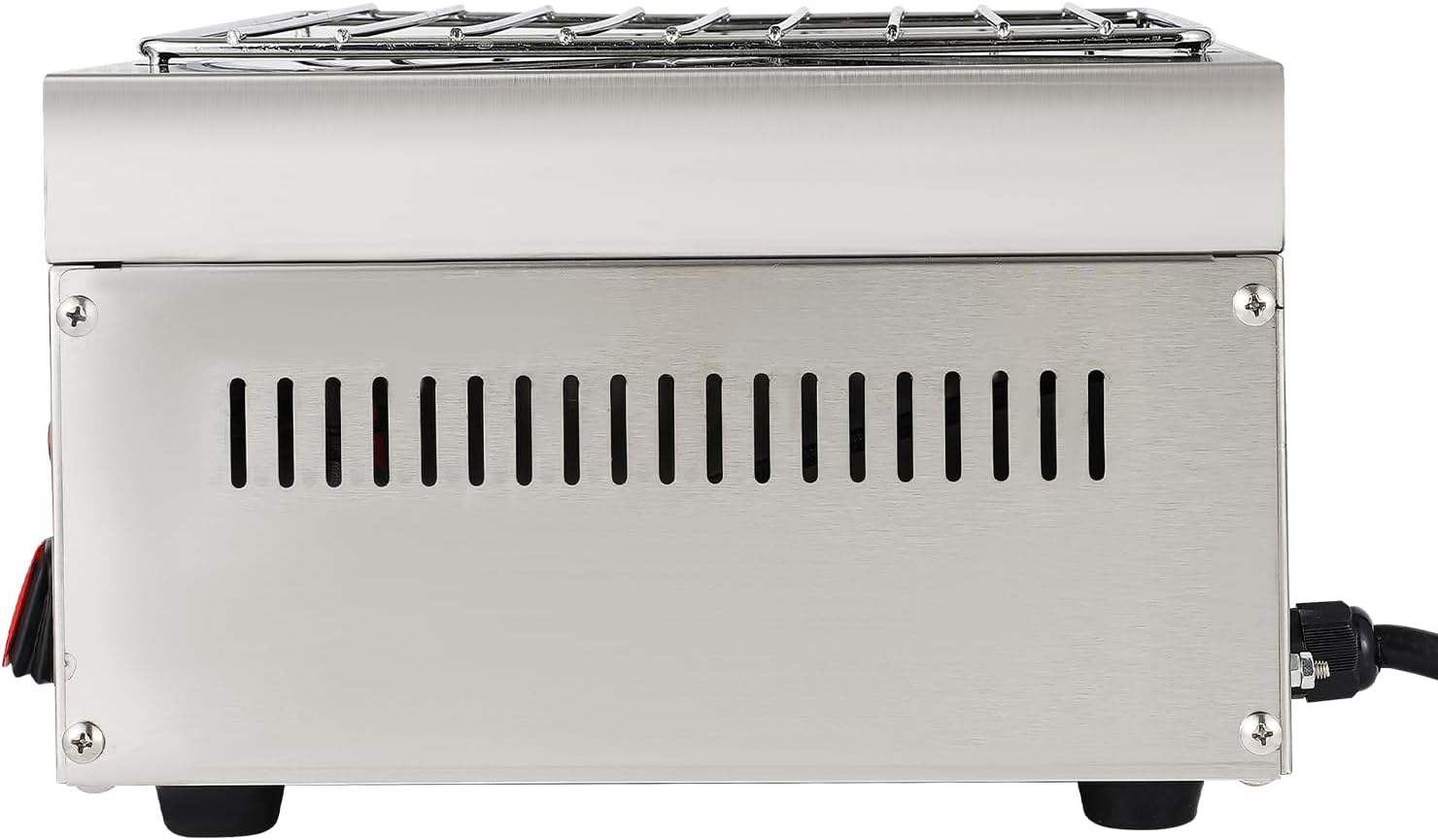 110V 1.5KW Electric Indoor Searing Grill, Stainless Steel Indoor Barbecue Electric Grill Indoor Smokeless Grill Commercial and Family Use Griddle Korean BBQ Grill