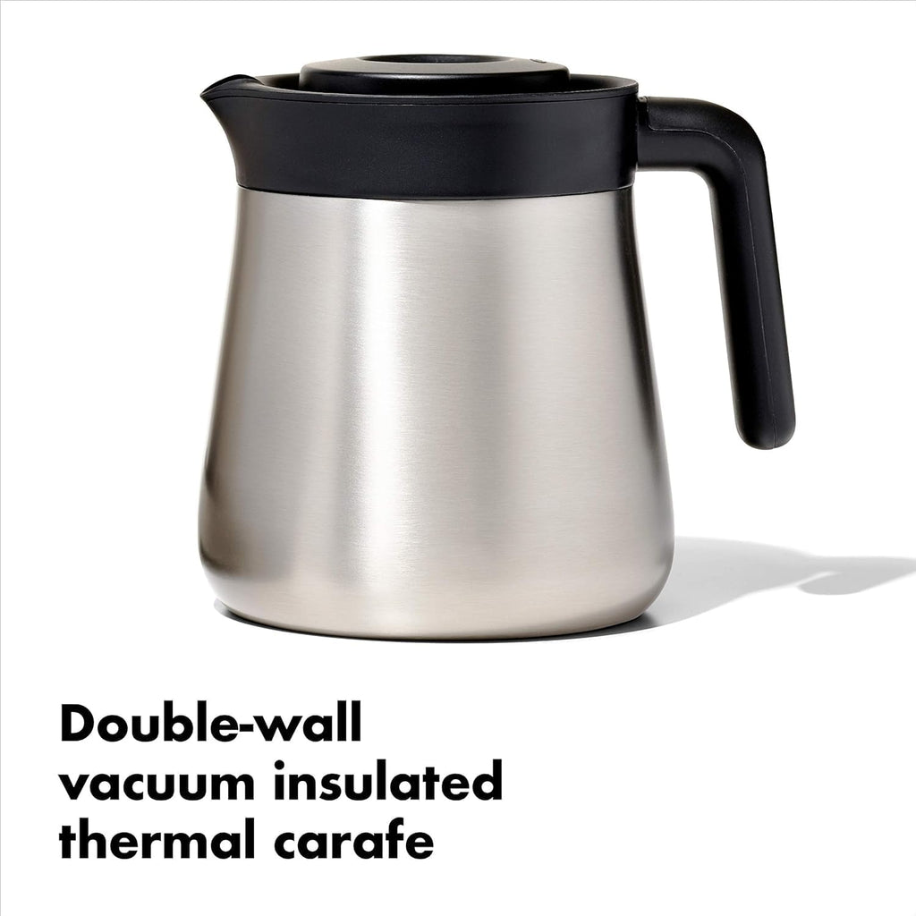 OXO Brew 8 Cup Coffee Maker, Stainless Steel with 100 Count Coffee Filters