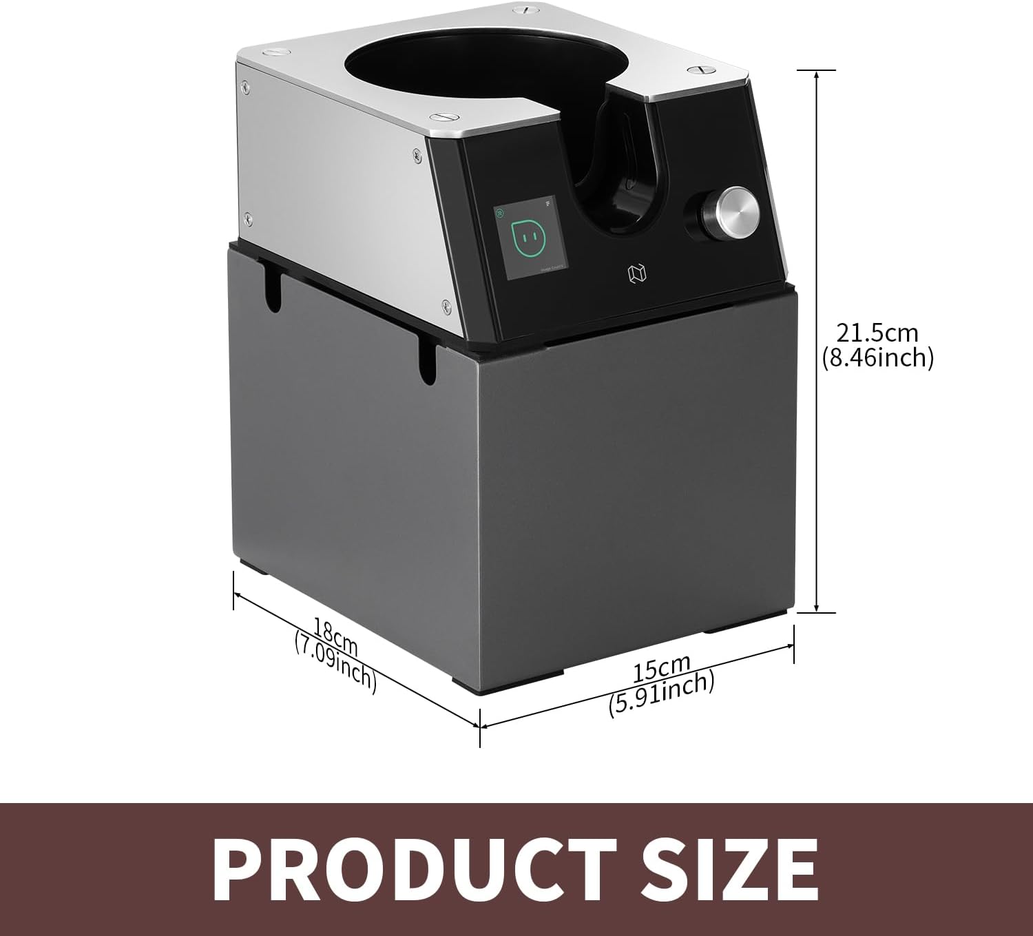 NUETRAL NS300 Pro Electric Portafilter Cleaner-Automatic Coffee Grounds Cleaning Machine-Knock box for Espresso coffee-Espresso Puck Sucker-Suitable for 58mm portafilters.