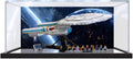 Dustproof Clear Acrylic Display Case,Designed for Lego 10356 Starship Model Collection Protection Acrylic Dustproof Display Box (Model Kit Not Included) (BlackMirror+BackSpray3mm)