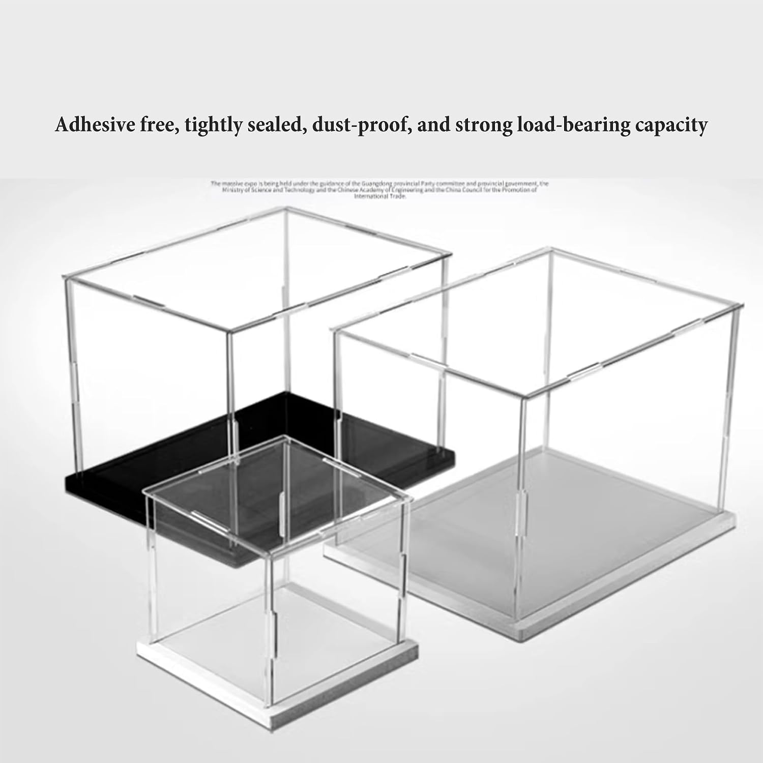 Acrylic Display Case for Lego 21330 Home Alone Building Set,Clear Display Case, Dust-Proof Display Case Compatible with Lego 21330 (Only Display Case) (Raise The Base)