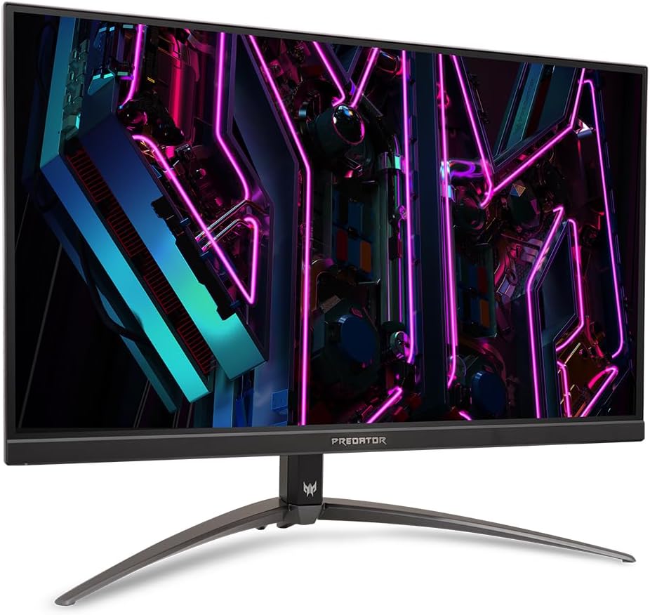 acer Predator XB273K 27' 4k Gaming Monitor | AMD FreeSync Premium | ZeroFrame Design | 160Hz Refresh | Up to 0.5ms Response | Height, Tilt, Swivel, Pivot Adjust | HDR 400 | 1 x DP 1.4 & 2 x HDMI 2.1