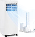 EnerGlow 10,000 BTU Portable Air Conditioners, 3-in-1 Air Conditioner Portable up to 450 sq.ft, Portable AC Unit with Cool, Fan, Dehumidifier, Sleep, 24H Timer, Remote for Bedroom