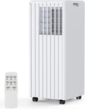 GarveeTech 8,000 BTU Portable Air Conditioner for Indoor Rooms, 3 in-1 AC Unit for Bedroom 250-350 Sq.Ft, Dehumidifier, Fan, Sleep Mode, 24 Timer, Remote Control, Window Kits