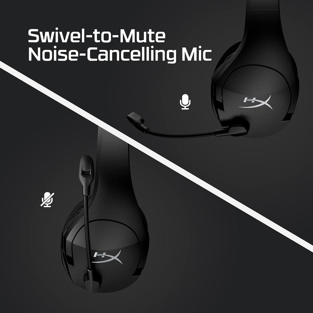HyperX Cloud Stinger Core – Wireless Lightweight Gaming Headset,DTS Headphone:X Spatial Audio,Noise Cancelling Microphone,for PC,Black,(Pack of 2)