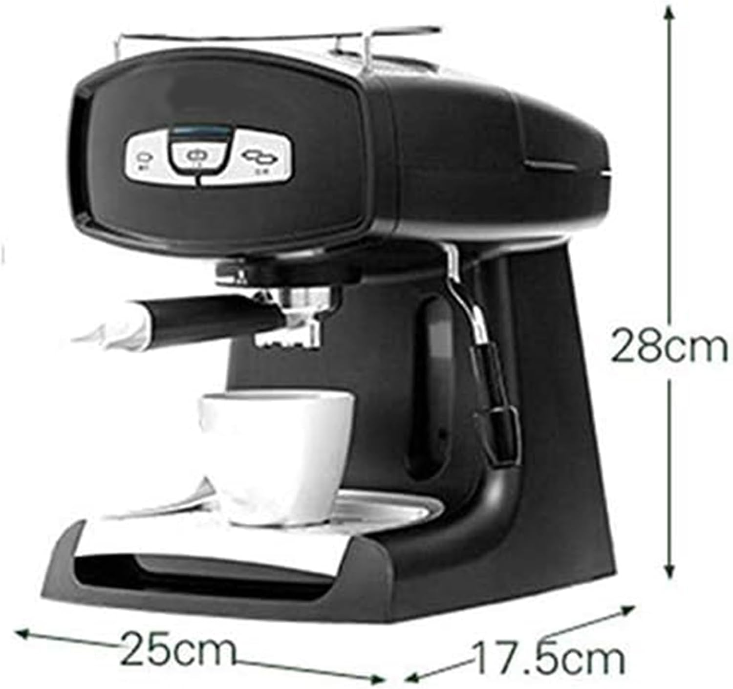 Coffee Machine Household Espresso Coffee Maker 220V 850W Coffee Machine Italy Fancy Coffee Making Machine 1.2L 5-8 Cups