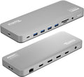 Plugable USB C Laptop Docking Station, Dual Monitor 4K 60Hz for Apple Mac M1/M2/M3/M4/M5,Neo 2X HDMI or DisplayPort for MacBook, 100W Charging DisplayLink Dock, Driver Install Required (UD-6950PDH)