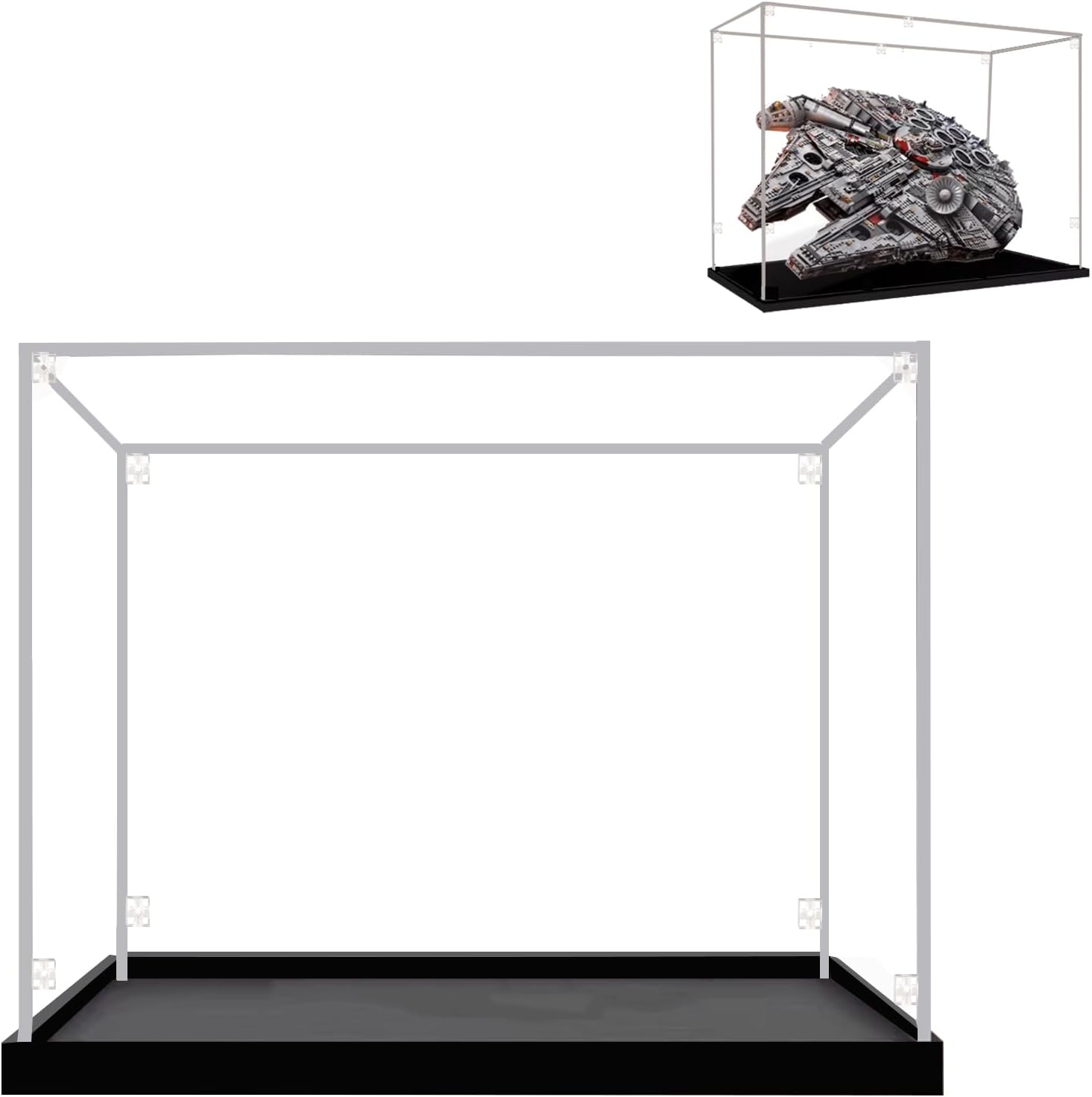 Acrylic Display Case for Lego 75192 (NOT Included The Model)
