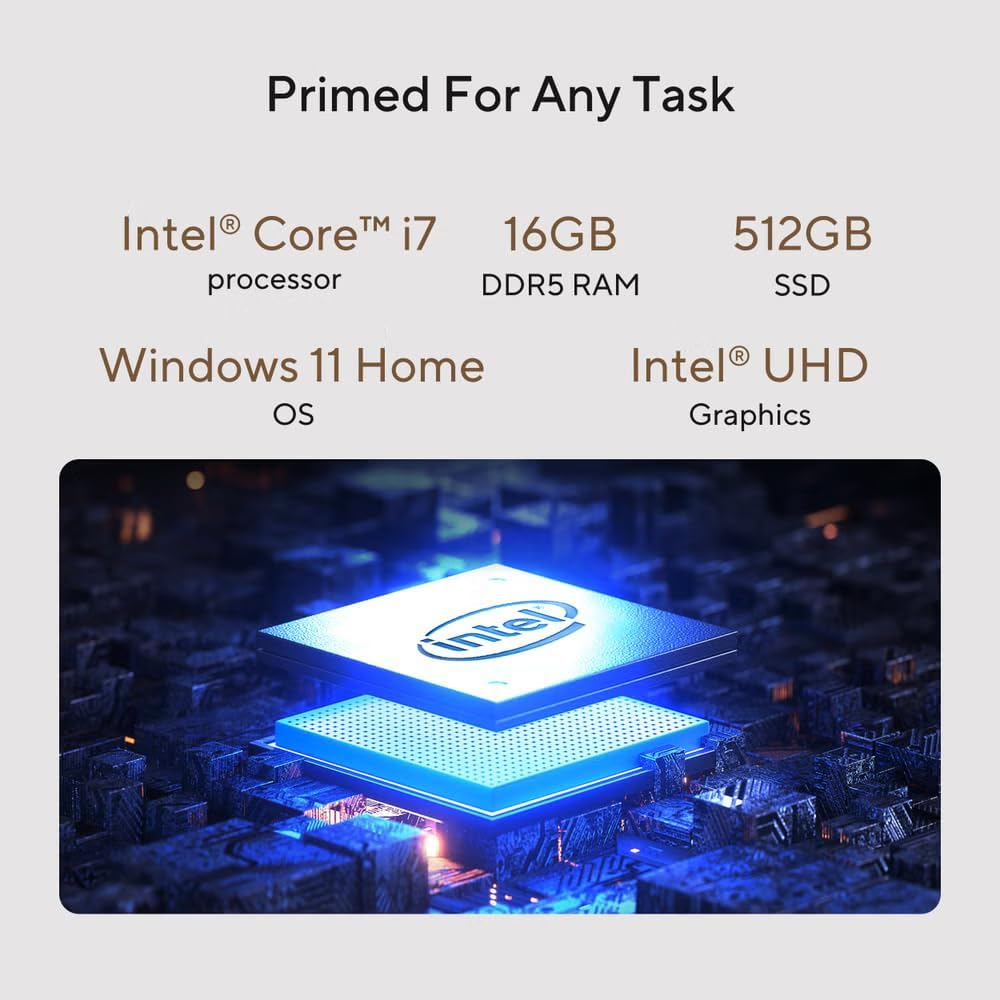 ASUS V500 Home & Business Desktop Computer Intel Core i7 (24 MB Cache, Up to 4.9GHz), 16GB RAM, 1TB PCIe SSD, WiFi 6, Display Port, HDMI, Keyboard & Mouse, 2-Monitor Support 4K, Windows 11
