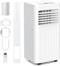 Electactic 8000 BTUs Quiet Portable Ac Unit for Room up 350 Sq.Ft, Portable Air Conditioners with Cooling, Fan, Sleep Mode, Dehumidifier, 24H Timer, Remote Control, Drain Hose