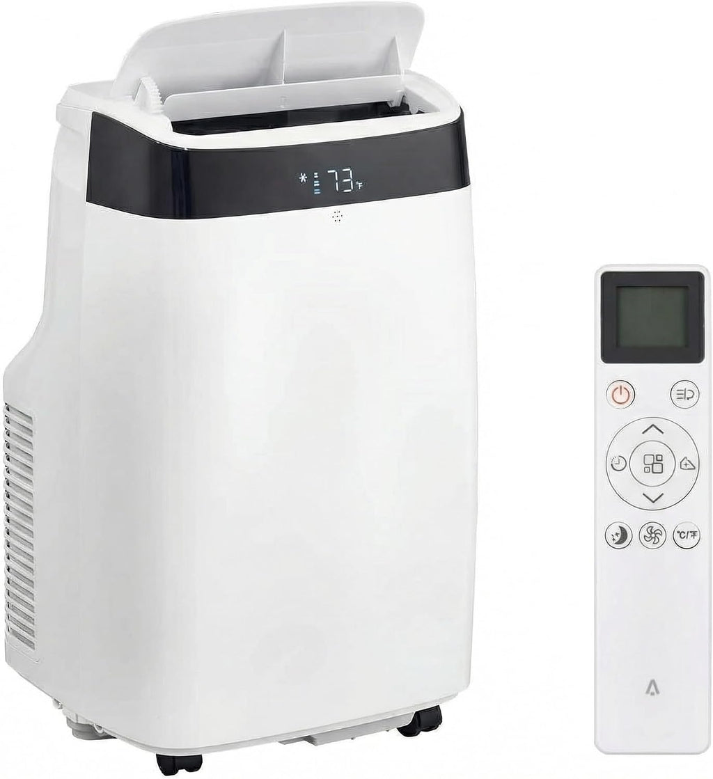 10,000 BTU Portable Air Conditioners, 3-in-1 Portable AC with Cool, Dry, Fan and Sleep Modes, Room Air Conditioners with 24H Timer, Self-Evaporation, Low Noise 48 dB, for Bedroom, Office
