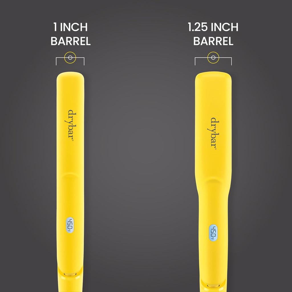 Drybar The Tress Press Straightening Iron - Ionic Technology for Smooth, Shiny Hair - Straighten or Wrap Around Barrel to Create Curls, Waves, or Sleek Styles