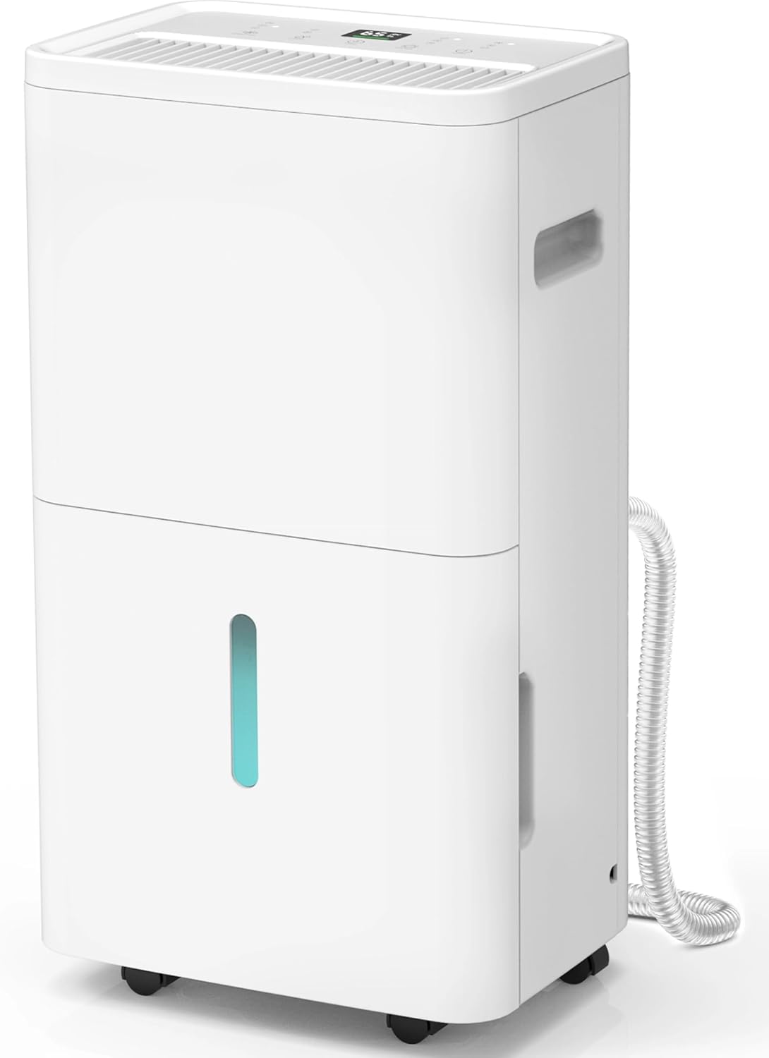Dehumidifier, Dehumidifier for Basement with Drain Hose Max 70 Pints, Dehumidifiers for Home up to 4,500 Sq. Ft, Ideal for Bedroom, Bathroom & Large Rooms, Humidity Control, Dry Clothes, 24HR Timer