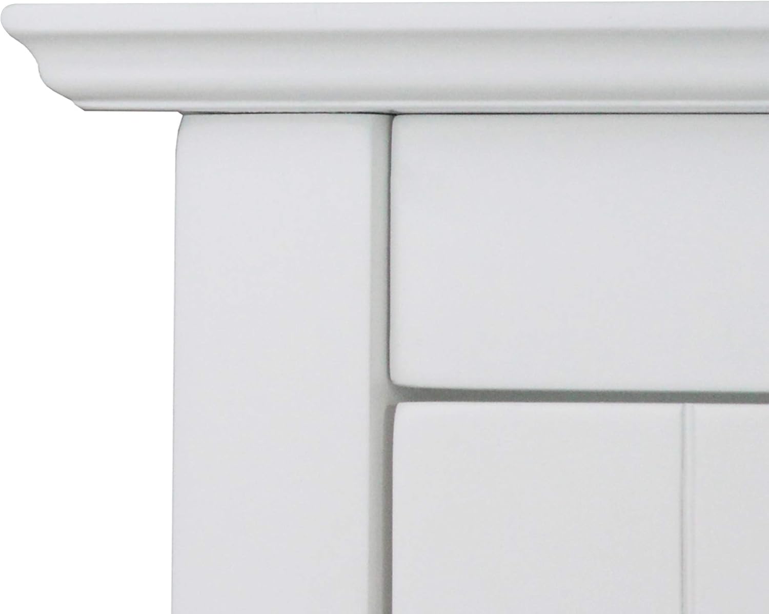 Teamson Home Conner Two-Door Floor Storage Cabinet, White