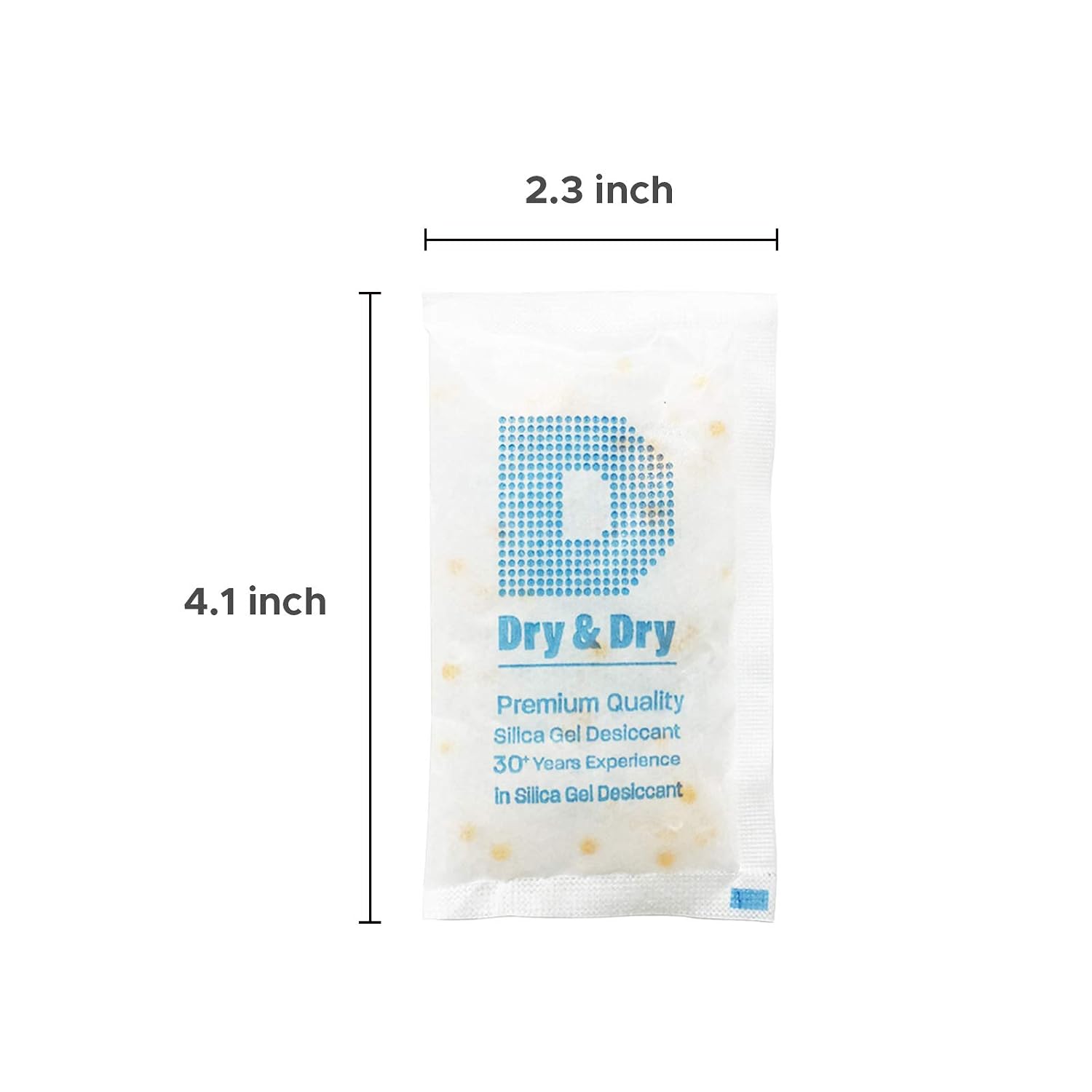Dry & Dry 20 Gram [800 Packets] Orange Indicating Silica Gel Packets Desiccant - Food Safe Silica Gel Packs, Silica Gel, Desiccant Packs, Moisture Absorbers