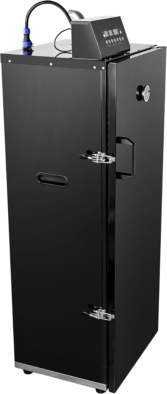 HAKKA Commercial Smoker, Electric Smoke Oven 8 Racks BBQ Grill Vertical Outdoor Smoker 2000W for Cooking Pastrami, Sausage, Bacon, Smoked Chicken, Smoked Pork (DSH-S45E)